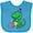 Turquoise, variant on Inktastic T-rex 1st Birthday Boys or Girls Baby Bib