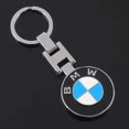 thumbnail image 3 of Llavero con logotipo de coche de cuero/metal 3D, accesorios para interiores de automóviles para BMW E46 E90 E60 F30 F10 X1 X2 X3 X5 X4 X6 X7 G30 G20, 3 of 5
