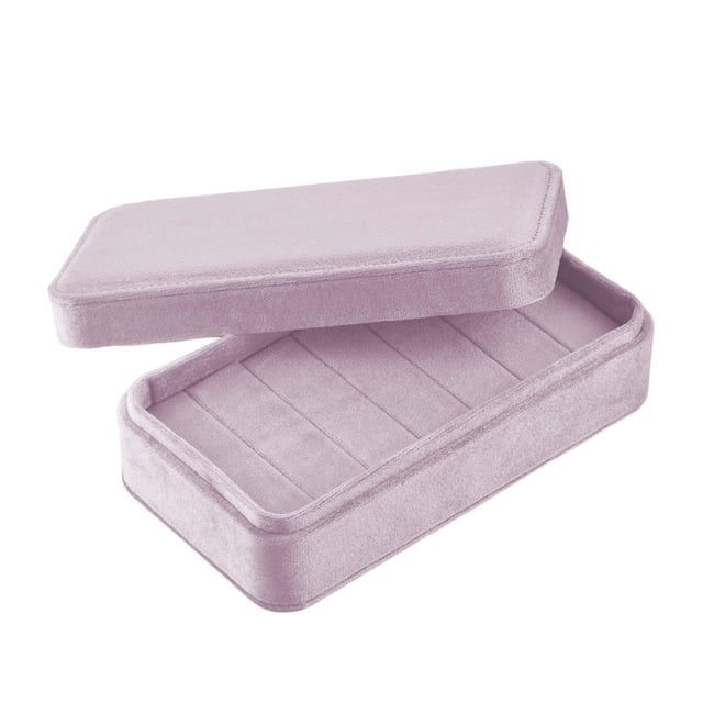 Abbracc Jewelry s Display Stand Storage Box with Lid Ears Jewelry Box for Drawer Violet