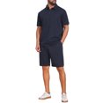 thumbnail image 4 of INSPIRE CHIC Men's 2 Pieces Sets Polo Shirt & Drawstring Shorts Textured Outfits S Navy Blue, 4 of 4
