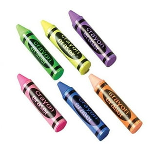 US Toy Company Lm22 Crayon Shape Erasers-36-Bx