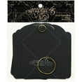 thumbnail image 2 of Graphic 45 G4500980 Staples Artist Trading Tags 12/Pkg-Black, 2 of 2