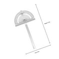 thumbnail image 2 of unbranded Protractor Para Carpintería Con De Ángulo Fácil Y Material De, 2 of 8