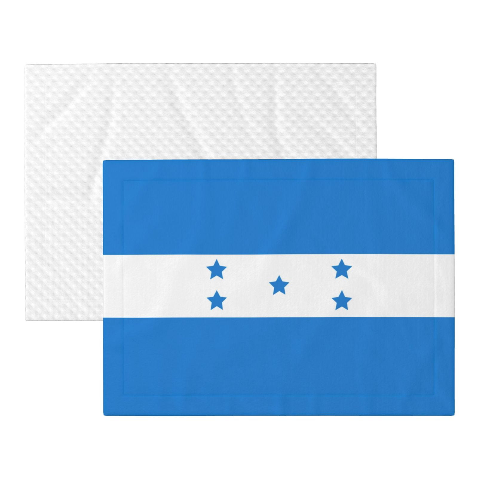 Flannel Throw Dog Blanket Honduran Flag Soft Warm Print Pet Blankets for Small Dog Cat Puppy