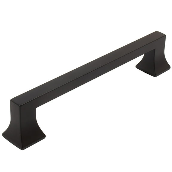 Livingstone Cabinet Pull, 128 Millimeters, Matte Black by Stone Harbor Hardware