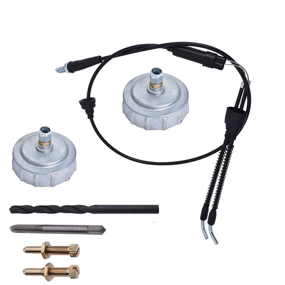 Tops Removal Thumb Throttle Cable Caps Idle Screws Fit for 1987-2006 Yamaha Banshee