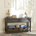 thumbnail image 2 of Liberty Furniture Industies, INC Mill Creek 2 Drawer Sofa Table in Peppercorn, 2 of 7