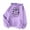 Purple, variant on I Run On Coffee And Christmas Cheer Hoodies for Women Long Sleeve Xmas Hooded Sweatshirt with Pockets Pullover Tops