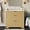 Wood Color 36in, variant on Senfot Wave Design 3 Drawer Bathroom Vanity with Ceramic Sink, PB Board Construction, Waterproof Storage Cabinet for Bathroom White 30in