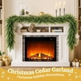 thumbnail image 2 of Uncahome 6 ft Artificial Norfolk Pine Garland,Real Touch Christmas Greenery Garland Suitable for Table, Mantle, Wall, Indoor, Outdoor Holiday Decor, 2 of 8
