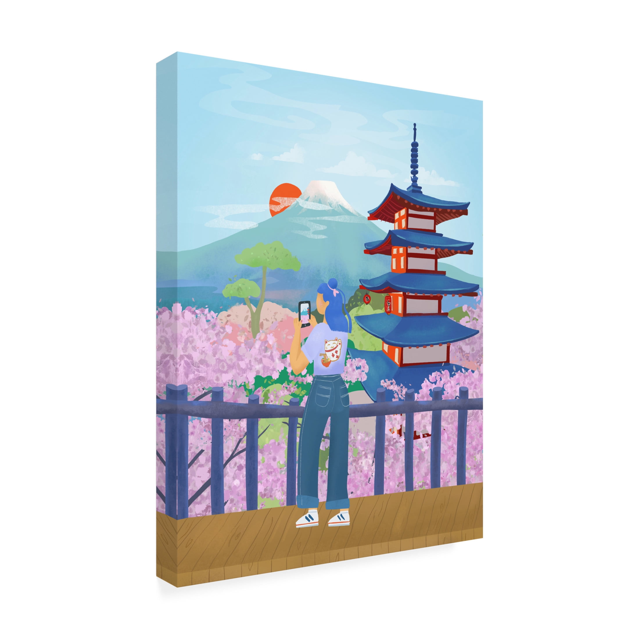 Trademark Fine Art Petra Lizde  Japan Canvas Wall Art