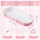 thumbnail image 2 of Bandejas desechables de papel para salchichas Yinkin de 6 pulgadas, 300 unidades, color rosa, 2 of 6