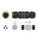thumbnail image 4 of Conector de cable en línea Leke 3 piezas IP68 impermeable para exteriores, 3 polos, diámetro del cable de 7-10 mm, 4 of 8