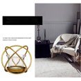 thumbnail image 4 of Candelabro de metal geométrico nórdico, decoración de hierro dorado Candelabro perfumado para decoración de escritorio (dorado), 4 of 5