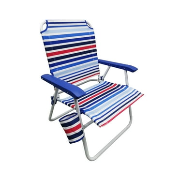 Mainstays Oversize Fabric Chair, Multicolor Stripe