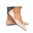 thumbnail image 3 of Women Casual Shoes Pointed Toe Ballet Shoes Slip On Casual Shoes Daily Footwear Minimalist Soft Sole Shoes For All Day Comfortable Wear ,Us Size:6.5, 3 of 9