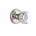 thumbnail image 4 of Grandeur 821442 Georgetown Solid Brass Rose Privacy Door Knob Set - Grey, 4 of 7