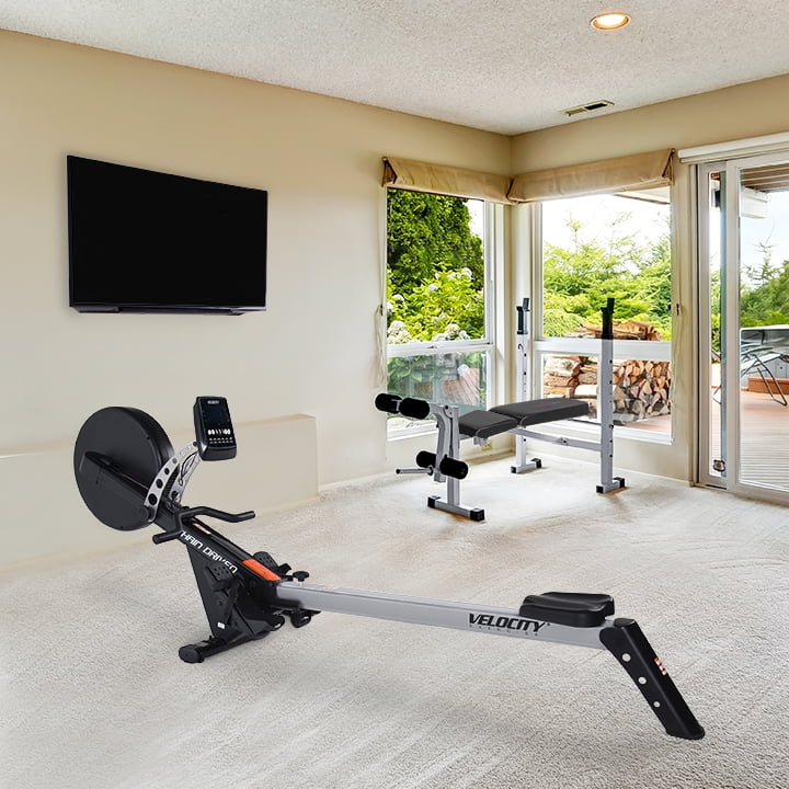 Heart rate rowing outlet