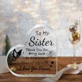 thumbnail image 3 of Sister Gifts from Sister Birthday Gift Ideas, Big Little Sister Gifts from Brother Soul Sister Mothers Day Gifts for Unbiological Sister, Sister Definition Acrylic Plaque Desk Signs, 3 of 6