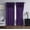 Purple/Dark Purple, variant on Chezmoi Collection Royal 4-Piece Jacquard Floral Window Curtain Set, Black/Gold
