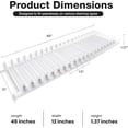 thumbnail image 3 of NextLevel Fit 20-Pack 4 FT, 7N Spring-Loaded Shelf Pushers for 12-Inch Gondola Shelves – Weight Capacities Up to 13-to-18 OZ, 3 of 10