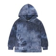 thumbnail image 4 of XXWXYD Kids Girls Boys Tie Dye Pattern Hooded Sweatshirt and Jogger Pants 2-Piece Set Long Sleeve Casual Play Outfit Trendy Comfy Stretc𝗁y Unisex, 4 of 8