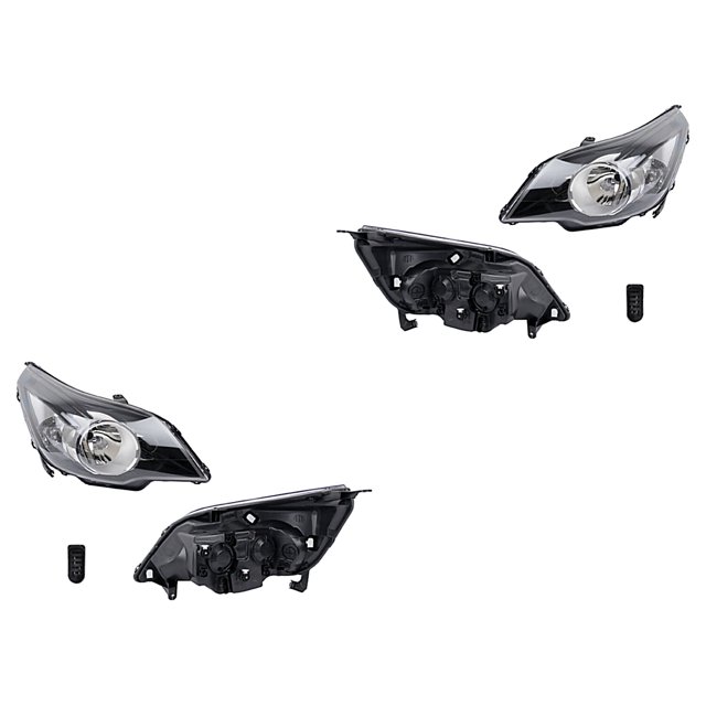 Par de Faros DEPO Tornado 2011 A 2020 Chevrolet Fondo Negro P/Halog