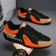 thumbnail image 4 of Zapatillas deportivas De malla para hombre, zapatos informales transpirables, Tenis planos blancos De lujo para exteriores, Primavera, 4 of 5