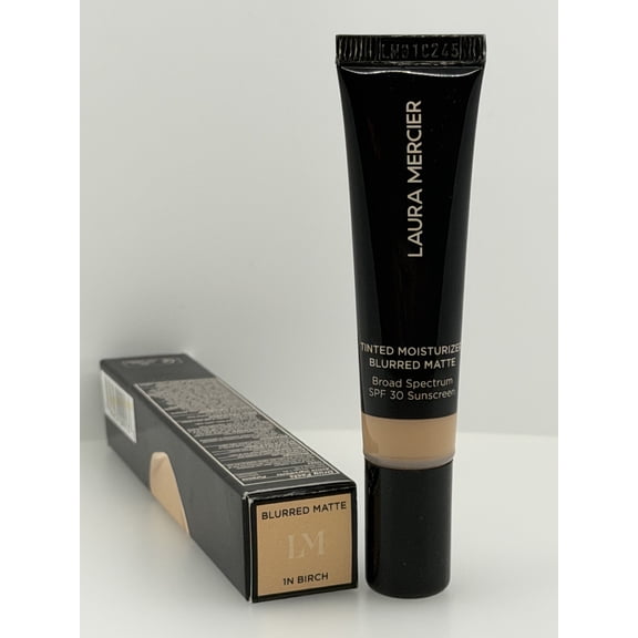 Laura Mercier Tinted Moisturizer Blurred Matte SPF 30, 1N Birch, 0.5 fl oz