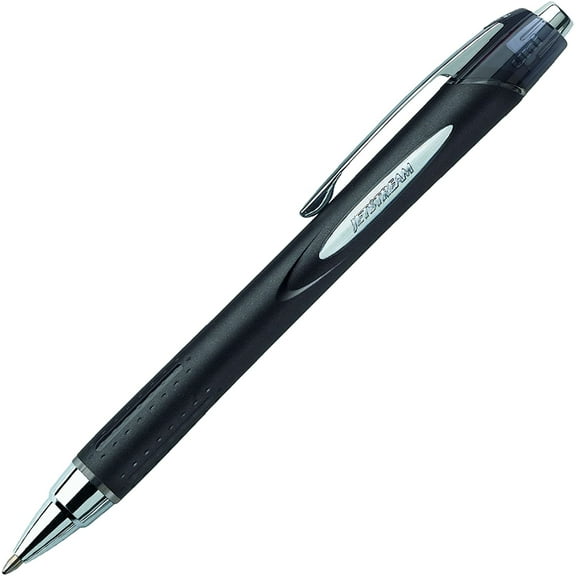 Mitsubishi Uni Jetstream Rollerball Retractable Pen Medium Black