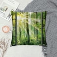 thumbnail image 2 of Autua Sunlight Through Trees Graphic Decorative Pillow Cover for Home Couch Living Room Bed Sofa Men Women Boy Girl Room Cushion Throw Pillow Case All Year Use Pillow Covers 1PC 20x20in, 2 of 5