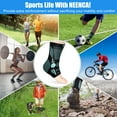 thumbnail image 5 of NEENCA Ankle Compression Sleeve, Breathable & High-Elastic, Ankle Brace, Black, Medium, 2 Pack, 5 of 9