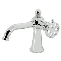 Kingston Brass KS3541RX Belknap One-Handle Single-Hole Bathroom Faucet with Push Pop-Up Drain, Polished Chrome