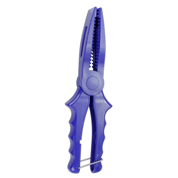 Eigraketly Alicates de pesca Conveniente removedor de anzuelos Superficie brillante firme Colector de peces Azul Type3 NO3 Eigraketly OD020995-03