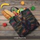 thumbnail image 5 of Easygdp Garden Meditating Weasel Bolsa Tote para Mujer, Bolso de Hombro para Trabajo, Playa, Viajes, Compras y Supermercado, 5 of 7
