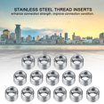thumbnail image 1 of Peahefy Helical Insert,100pcs M2 Stainless Steel SS304 Coiled Wire Helical Screw Thread Inserts, Threaded Insert, 1 of 8