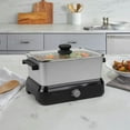 thumbnail image 2 of Versatility Slow Cooker Large Capacity Non-stick Cooking Vessel & Variable Temperature Heating Base Includes Travel Lid and Storage Bag, Range and Oven- Cooking Pot, 2 of 5