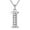 I, variant on Miyuadkai Necklaces Jewelry Pendant Necklace Zirconia Alloy Initial Letter Alphabet Phase Necklace Necklaces & Pendants Jewelry B One Size