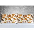 thumbnail image 5 of Pillowcases Autumn Pumpkins Mushrooms Pillow Cases Set of 2 Pillow Cover Cushion Case Rectangle Pillowcase with Hidden Zipper 20x30 Inch Home Decor, 5 of 6
