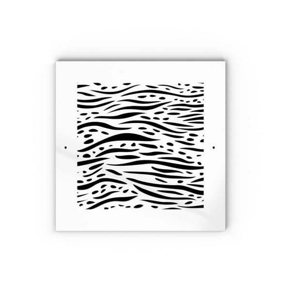 SABA Home Decor Couverture de Ventilation Blanche - Plexiglas Acrylique Ouverture de Conduit 10 x 10 (12 x 12 au Total) Couvertures Décoratives pour Murs et Plafonds Non pour Utilisation au Sol, Vagues