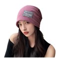 thumbnail image 1 of Unisex cálido transpirable a prueba de viento holgado estiramiento ganchillo invierno suave letra Beanie gorras abrigo al aire libre sombrero Fridja nalpqowj27144, 1 of 5