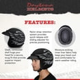 thumbnail image 3 of Daytona Helmets 3/4 Shell Open Face Motorcycle Helmet CRUISER - Love It - Quick Release 100% DOT Approved Large, 3 of 3