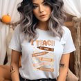 thumbnail image 2 of I Teach Love and Kindness Shirt – Teacher Crayon Graphic Tee, Graphite Heather, Size M, 2 of 6