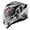 Mechanic White, variant on 1Storm Motorcycle Full Face Helmet Street Bike Dual Visor/Sun Shield N-HJK316 Glossy Black