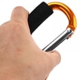 thumbnail image 5 of 2 Pack Large Durable Carabiner Hooks Mummy Clip Pushchair Shopping Bag Holder Carry Handle, 5 of 6