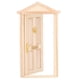 thumbnail image 1 of Muebles en miniatura, puerta de madera en miniatura 1:12, puerta de madera en miniatura, puerta de casa de muñecas elaborada por expertos, 1 of 14