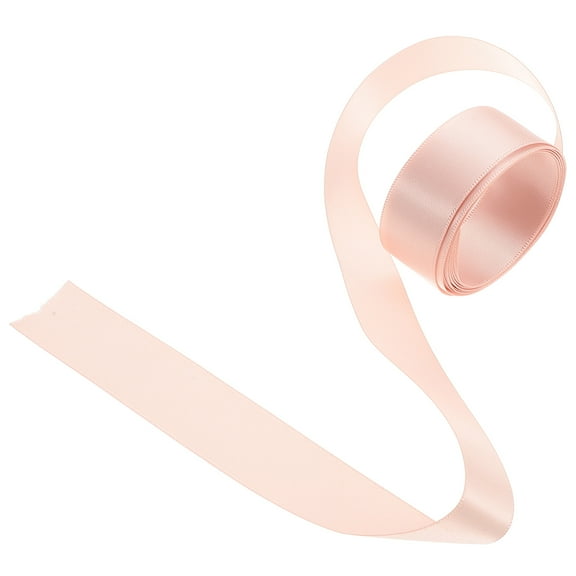 Soimiss 1 Roll Pink Satin Ribbon For Ballet Shoes Secure Fit Comfortable Use