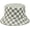 Grey, variant on Sun Hat for Women Men Wide Brim Hat Fashion Checker Fishing Hats UV Protection Cotton Cap Beach Hat