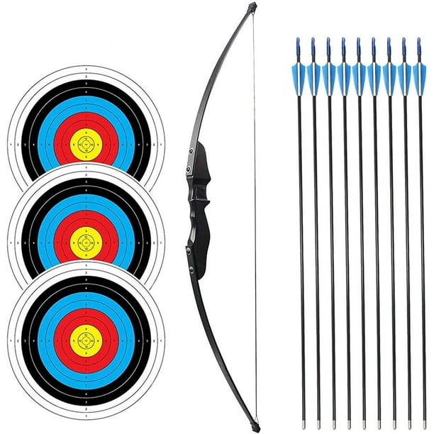 54" Long Bow for Right Handed 30 LBs Draw Weight Archery Bow Shooting