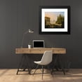 thumbnail image 4 of Lancelot-Théodore Turpin de Crissé 23x20 Black Modern Framed Museum Art Print Titled - Florence from the Boboli Gardens, 4 of 5